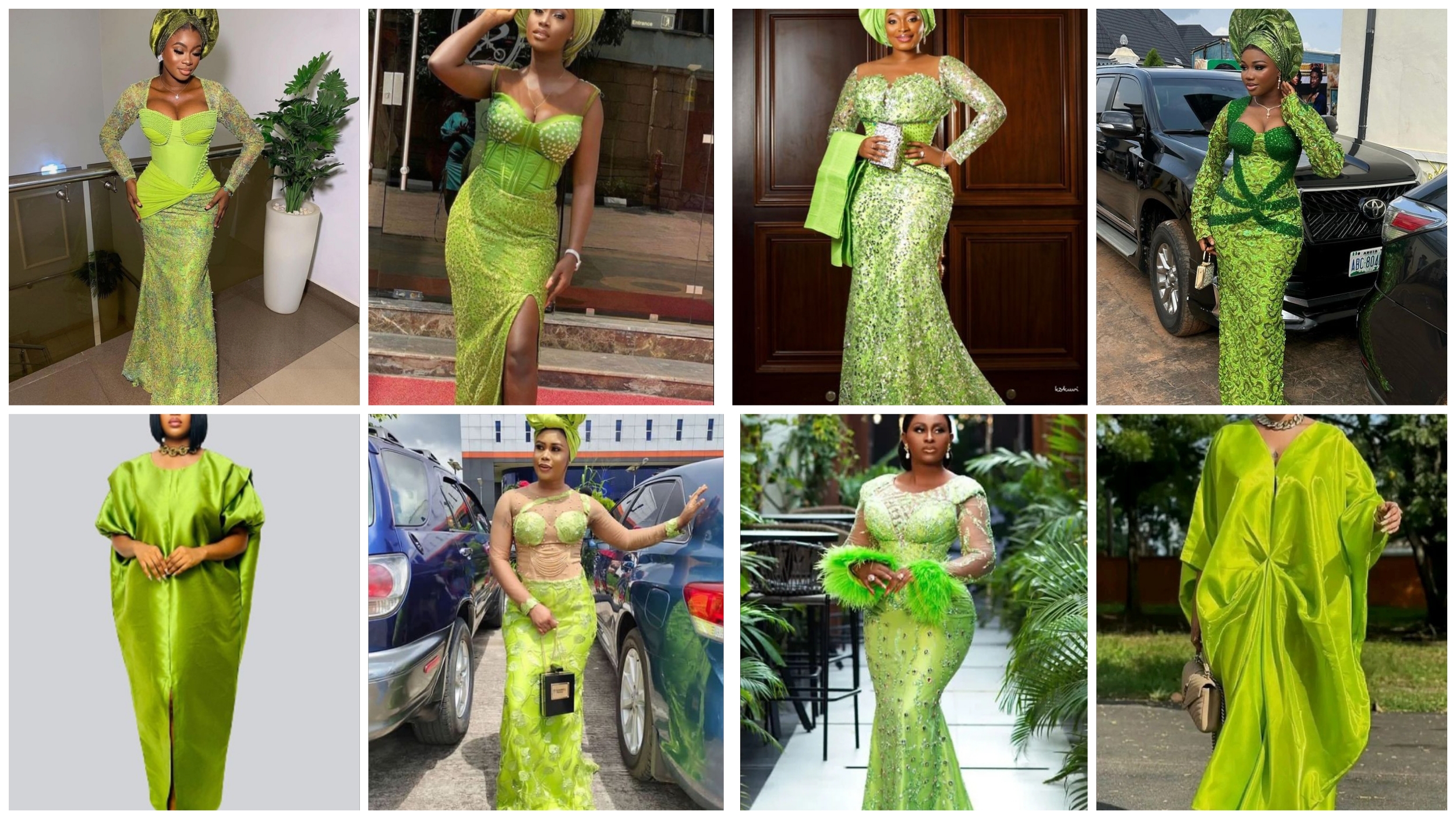 Amazing Lemon Green Colour Asoebi Styles You Should Consider Stylish
