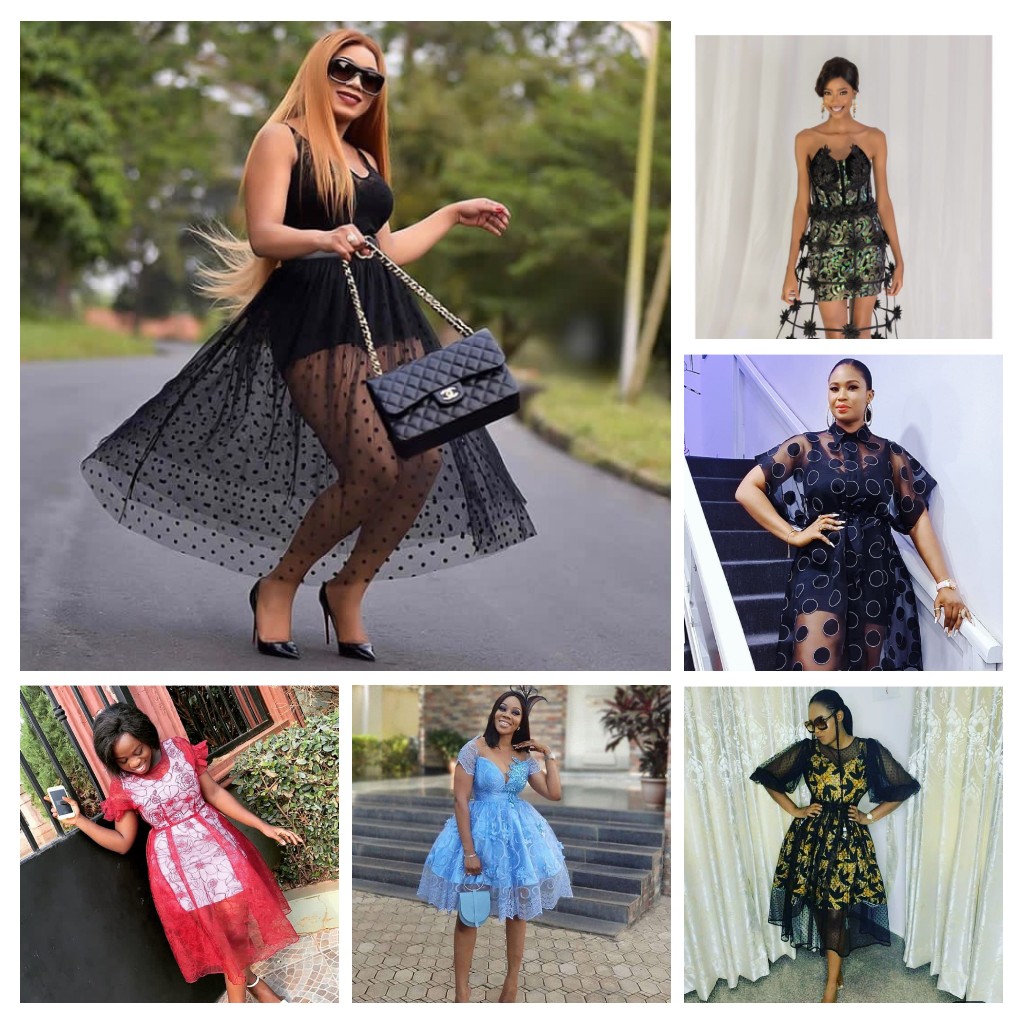 ankara and organza styles