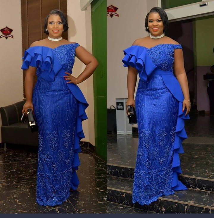 40 Fabulous and Fascinating Royal Blue Coloured Aso-ebi Styles ...