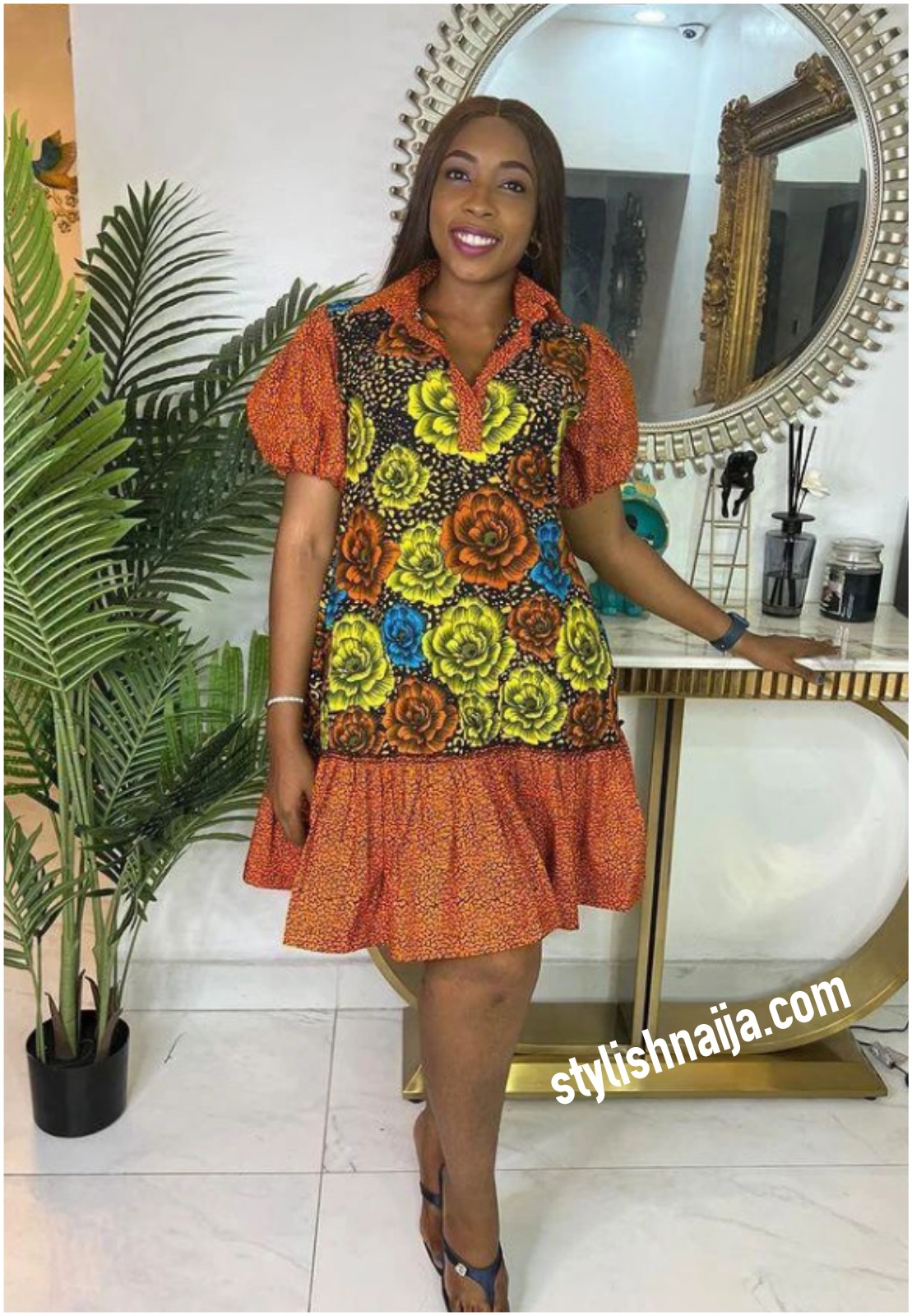 Trending Ankara Short Gown Styles You Should Try Out. - Stylish Naija