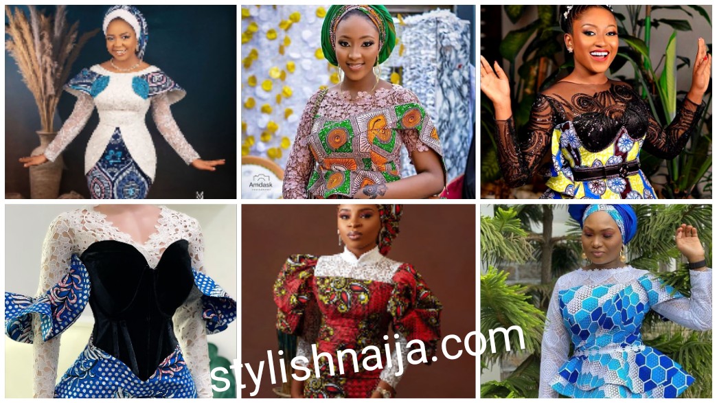 40+ Trending Ankara Styles With Beautiful Lace Infusion. - Stylish Naija